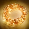 33 FT | 100 LED Warm White Waterproof Copper Wire Micro Fairy String Lights With AC Plug-In Power -Lights Decor Shop 100 led fairy wire string light waterproof copper plug warm white