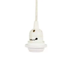 BULK PACK (6) Single Socket Pendant Light Cord Kits For Lanterns (11FT, Switch, Clear) -Lights Decor Shop 11 clear cord for lanterns ul listed 134 d7a7a9ba d485 486e aed0 2235f7838214