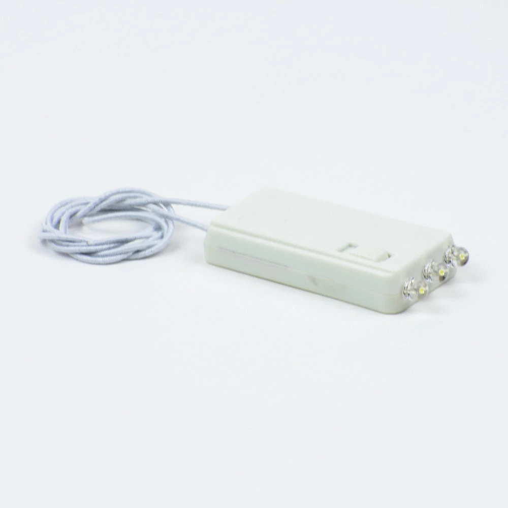 BULK PACK (10) 3-LED Hanging Battery Lights For Lanterns, Cool White (Battery Powered) 4 BULK PACK (10) 3-LED Hanging Battery Lights For Lanterns, Cool White (Battery Powered) - Image 2