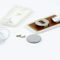 BULK PACK (6) 3-LED Hanging Battery Lights For Lanterns, Cool White (Battery Powered) -Lights Decor Shop 3 led paper lantern light battery powered white 6 pack image 2