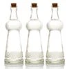 3 Pack | 6.6" Savannah Clear Vintage Glass Bottle With Cork - DIY Wedding Flower Bud Vases -Lights Decor Shop 3 pack clear vintage glass bottle savannah flower vase 9b6de802 feee 4cec b5f7 7f0b2bf979ad