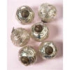 6 Pack | 2.5" Silver Nola Mercury Glass Waved Ball Ornaments Christmas Decoration -Lights Decor Shop 6 pack mercury glass ornaments nola waved ball silver