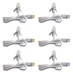 Accessory Lamp Cord For Craft Hobby Christmas Ceramic Village Houses, Salt Lamps, Table Lanterns W/ E12 Base, Shatterproof Light Bulb, Switch, 6 Ft 19 Accessory Lamp Cord For Craft Hobby Christmas Ceramic Village Houses, Salt Lamps, Table Lanterns W/ E12 Base, Shatterproof Light Bulb, Switch, 6 Ft -Lights Decor Shop 6packs 1 243a3616 4bbe 466d bd07 5b748c8d819e