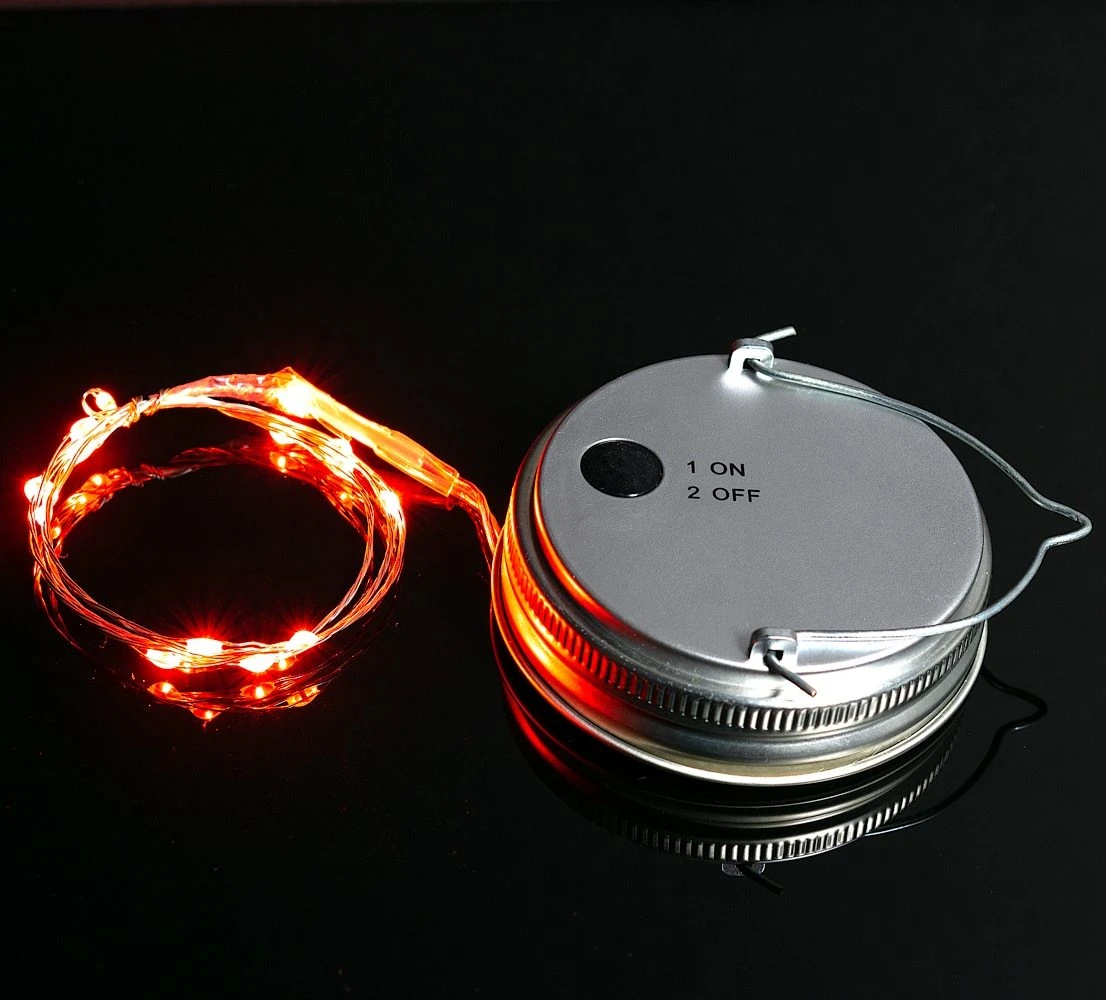 BLOWOUT Fantado Wide Mouth Fuchsia / Hot Pink Mason Jar Light W/ Hanging Orange Fairy LED Kit 3 BLOWOUT Fantado Wide Mouth Fuchsia / Hot Pink Mason Jar Light W/ Hanging Orange Fairy LED Kit