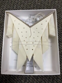 24" White Apricity Snowflake Lantern Pizzelle Design - Great With Or Without Lights - Ideal For Holiday And Snowflake Decorations, Weddings, Parties, And Home Decor -Lights Decor Shop Apricity 2 7a904af5 c446 4041 b5f5 e63712080887