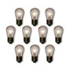 10-Pack Warm White 0.8-Watt LED S14 Sign Light Bulb, Shatterproof, E26 Medium Base -Lights Decor Shop BLBS14E26PLED WW 10pack