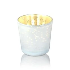 Best Of Show Mercury Glass Tealight Votive Candle Holders (Pearl White, Set Of 4, Assorted Styles) - For Weddings, Events, Parties, And Home Décor, Ideal Housewarming Gift -Lights Decor Shop DSC 0675 3d776e6e 9b2f 4618 bd9f 460256e4926a