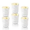 BLOWOUT 6 Pack | Mercury Glass Candle Holders (3-Inch, Grace Design, Pearl White) - For Use With Tea Lights - For Home Décor, Parties And Wedding Decorations -Lights Decor Shop DSC 0687 e739ce40 b4f5 4f26 9bb9 0ad8b4c2053e