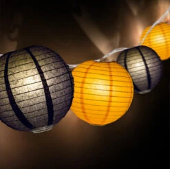 Halloween Black And Orange Paper Lantern String Light Party Decoration COMBO Kit (31 FT, EXPANDABLE, White Cord) 18 Halloween Black And Orange Paper Lantern String Light Party Decoration COMBO Kit (31 FT, EXPANDABLE, White Cord) -Lights Decor Shop EVP BK OR LIT whtcord 67e6c6a5 c593 421a 954a 9ba8c87fe5e0