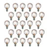 25-Pack LED Filament G40 Globe Shatterproof Light Bulb, Dimmable, 1W,E17 Intermediate Base -Lights Decor Shop EYC9G40PSF1 CL 25pack 80721f0f 41ed 4994 a187 64dff0229488