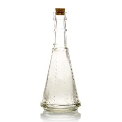 Best Of Show Clear Vintage Glass Bottles Set - (6 Pack, Assorted Designs) -Lights Decor Shop GSBTL5 CL 9585c4a2 45b6 488b a862 cf4b9ee96915