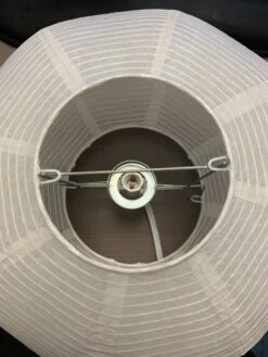 Beige/Ivory Corded Round Table Top Lantern Lamp Kit W/ Light Bulb, Fine Line Paper Moon -Lights Decor Shop IMG 2737 ed1ae714 9694 46e5 aad5 98e3f0b42526