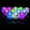 Large RGB (Color Changing) Flameless LED Battery Operated Candle (12 PACK) -Lights Decor Shop LGCDL RGB multicolor votive tealight battery operated candles square