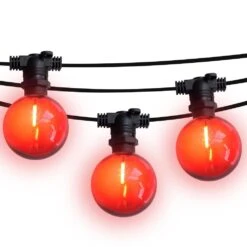 50 Socket Multi-Color Socket Outdoor Commercial String Light Set, 54 FT Black Cord W/ 1-Watt Shatterproof LED Bulbs, Weatherproof 31 50 Socket Multi-Color Socket Outdoor Commercial String Light Set, 54 FT Black Cord W/ 1-Watt Shatterproof LED Bulbs, Weatherproof -Lights Decor Shop Red blk lit 12dafa42 3b99 4ff9 ab6b 16e11e629f99