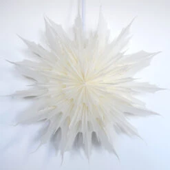 17" White Sleet Snowflake Lantern Pizzelle Design - Great With Or Without Lights - Ideal For Holiday And Snowflake Decorations, Weddings, Parties, And Home Deco -Lights Decor Shop SD 081UNLIT 2f6391b4 f830 424f 98fb 43f9306108bd