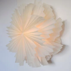 24" White Glacier Snowflake Lantern Pizzelle Design - Great With Or Without Lights - Ideal For Holiday And Snowflake Decorations, Weddings, Parties, And Home Decor -Lights Decor Shop SD 082 16ALT 5534b724 464b 45a4 8a5f 06ffb2cb61f7