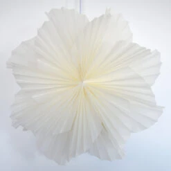 24" White Glacier Snowflake Lantern Pizzelle Design - Great With Or Without Lights - Ideal For Holiday And Snowflake Decorations, Weddings, Parties, And Home Decor -Lights Decor Shop SD 082 16UNLIT b9ca586e c1d1 4855 8453 cba6622d812d