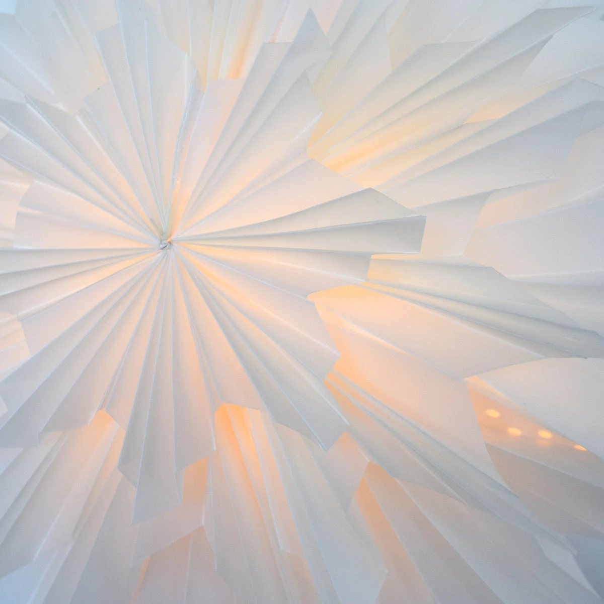 32" White Apricity Snowflake Lantern Pizzelle Design - Great With Or Without Lights - Ideal For Holiday And Snowflake Decorations, Weddings, Parties, And Home Decor 6 32" White Apricity Snowflake Lantern Pizzelle Design - Great With Or Without Lights - Ideal For Holiday And Snowflake Decorations, Weddings, Parties, And Home Decor - Image 4