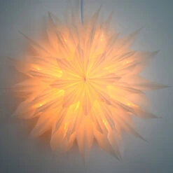 32" White Apricity Snowflake Lantern Pizzelle Design - Great With Or Without Lights - Ideal For Holiday And Snowflake Decorations, Weddings, Parties, And Home Decor 12 32" White Apricity Snowflake Lantern Pizzelle Design - Great With Or Without Lights - Ideal For Holiday And Snowflake Decorations, Weddings, Parties, And Home Decor -Lights Decor Shop SD 083 16ALT2