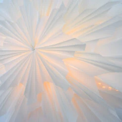 24" White Apricity Snowflake Lantern Pizzelle Design - Great With Or Without Lights - Ideal For Holiday And Snowflake Decorations, Weddings, Parties, And Home Decor -Lights Decor Shop SD 083 16ALT 12ace394 07c8 4c9b a7a2 0d72f07f125f