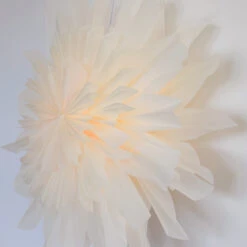 32" White Snowfall Snowflake Lantern Pizzelle Design - Great With Or Without Lights - Ideal For Holiday And Snowflake Decorations, Weddings, Parties, And Home Decor 15 32" White Snowfall Snowflake Lantern Pizzelle Design - Great With Or Without Lights - Ideal For Holiday And Snowflake Decorations, Weddings, Parties, And Home Decor -Lights Decor Shop SD 086ALT