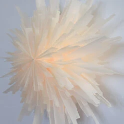 24" White Hiemal Snowflake Lantern Pizzelle Design - Great With Or Without Lights - Ideal For Holiday And Snowflake Decorations, Weddings, Parties, And Home Decor -Lights Decor Shop SD087ALT 1 583dfe2d 09bf 47e8 bcf3 5aeb71dc1437