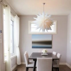 24" White Hiemal Snowflake Lantern Pizzelle Design - Great With Or Without Lights - Ideal For Holiday And Snowflake Decorations, Weddings, Parties, And Home Decor -Lights Decor Shop SD087Main2 2 204568c7 6d7e 4fc7 9761 e39009edd655