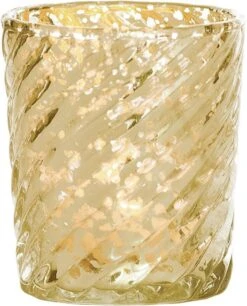 Royal Chic Gold Mercury Glass Tea Light Votive Candle Holders (5 PACK, Assorted Designs And Sizes) -Lights Decor Shop V45GD a0a8dbd7 b7fa 44c9 bddb 370629fc15a9