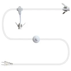 Cylinder Paper Floor Lamp With Foot Switch, 4-FT Tall, 14-inch X 48-inch -Lights Decor Shop White s 8a838f11 4f01 4bb0 b8f1 a385d65cdf95