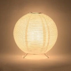 MoonBright™ 12-LED Omni360 Remote Control Omni-Directional Lantern Light, Hanging / Table Top, Warm White (Battery Powered) -Lights Decor Shop battery powered paper lantern led light remote control warm image 3 cfb945fd 1651 4507 8003 36adf77ebcea