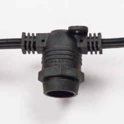 50 Socket Outdoor Commercial String Light Set, Shatterproof LED Bulbs, 54 FT Black Cord W/ E12 C7 Base, Weatherproof 19 50 Socket Outdoor Commercial String Light Set, Shatterproof LED Bulbs, 54 FT Black Cord W/ E12 C7 Base, Weatherproof -Lights Decor Shop cord only string light 25 29 e12 black image 1 4bdc7951 51ae 4a9a 96c5 8a13e6de3487