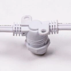 BLOWOUT 50 Socket Outdoor Commercial String Light Set, Clear Globe Bulbs, 54 FT White Cord W/ E12 C7 Base, Weatherproof 21 BLOWOUT 50 Socket Outdoor Commercial String Light Set, Clear Globe Bulbs, 54 FT White Cord W/ E12 C7 Base, Weatherproof -Lights Decor Shop cord only string light 25 29 e12 white image 2 492b3837 857d 4344 8f42 b9331fee2e59