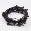 (Cord Only) 50 Socket Outdoor Commercial DIY String Light 54 FT Black Cord W/ E12 C7 Base, Weatherproof -Lights Decor Shop cord only string light 50 29 e12 black ea56ace3 9931 44c4 89a2 2f0ee64ab47d