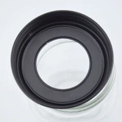 BLOWOUT Fantado Frosted Fuchsia / Hot Pink Mason Jar Pendant Light Kit, Wide Mouth, Black Cord, 15FT -Lights Decor Shop fantado frosted pearl white mason jar pendant light kit regular mouth black cord 15ft 73 13b20e2e 292a 47b7 852e f352eaafe532