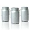 BLOWOUT (6-Pack) Fantado Wide Mouth Matte Silver Mason Jar W/ Handle, 32oz -Lights Decor Shop fantado wide mouth frosted silver mason jar 2000x d61db76f f529 49b6 9902 bf5176cb746a