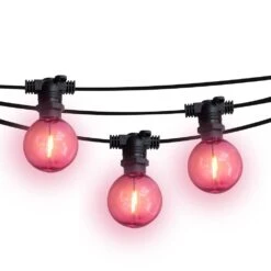 50 Socket Multi-Color Socket Outdoor Commercial String Light Set, 54 FT Black Cord W/ 1-Watt Shatterproof LED Bulbs, Weatherproof 35 50 Socket Multi-Color Socket Outdoor Commercial String Light Set, 54 FT Black Cord W/ 1-Watt Shatterproof LED Bulbs, Weatherproof -Lights Decor Shop fuchsia blk lit cd59cfe6 0fb6 4dfd 9db4 672b8be548cd