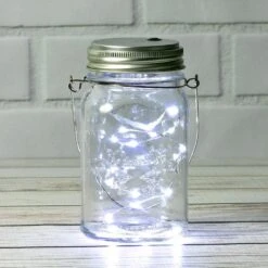 Fantado MoonBrightâ„¢ BULK PACK (6) LED Mason Jar Lights, Battery Powered For Wide Mouth - Cool White (Lid Lights Only) -Lights Decor Shop led mason jar lights regular mouth white image 3 93c9aa0f 7ea1 4482 8223 d954e9b3c756