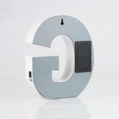 BLOWOUT White Marquee Light Letter 'G' LED Metal Sign (8 Inch, Battery Operated W/ Timer) -Lights Decor Shop marquee lights sign letter g image 3