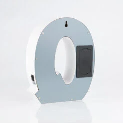 BLOWOUT White Marquee Light Letter 'Q' LED Metal Sign (8 Inch, Battery Operated W/ Timer) -Lights Decor Shop marquee lights sign letter q image 3