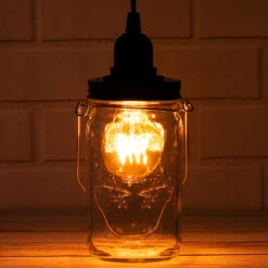 BLOWOUT Fantado Mason Jar Pendant Light Kit, Wide Mouth, Black Cord, 15FT -Lights Decor Shop mason jar pendant light kit wide mouth black cord 15ft 97