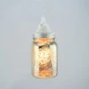 BLOWOUT Gold Mercury Glass Mason Jar Pendant Light Kit, Regular Mouth, Clear Cord, 15FT -Lights Decor Shop mason jar pendant light regular gold mercury clear