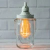 Fantado Mason Jar Pendant Light Kit, Wide Mouth, White Cord, 15FT -Lights Decor Shop mason jar pendant light wide clear white