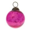 2.5" Fuchsia Ava Mercury Glass Ball Ornament Christmas Holiday Decoration -Lights Decor Shop mercury glass ornament ava ball design fuchsia pink