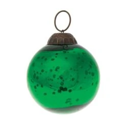 3-PACK | 2.5" Green Ava Mercury Glass Ball Ornament Christmas Holiday Decoration -Lights Decor Shop mercury glass ornament ava ball design green d31b03df cd79 4ba8 954c 57d67dc1009c