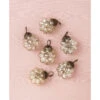 6 Pack | Mini Mercury Glass Ornaments (Celine Design, 2-Inch, Silver) - Vintage-Style Decoration 2 6 Pack | Mini Mercury Glass Ornaments (Celine Design, 2-Inch, Silver) - Vintage-Style Decoration -Lights Decor Shop or182sv 6pk mercury glass ornaments celine silver