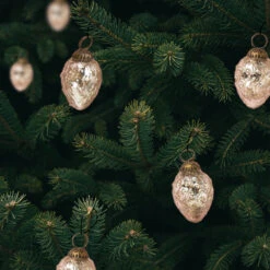 6 Pack | Mercury Glass Mini Ornaments (1.75-inch, Silver, Marie) - Great Gift Idea, Vintage-Style Decoration For Christmas, Home Decor And Parties -Lights Decor Shop or189sv 6pk mercury glass ornaments silver marie image 3