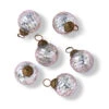 6 Pack | Mini Mercury Glass Ball Ornaments (1.5-inch, Silver, Swirl Motif, Solene Design) - Great Gift Idea, Vintage-Style Decorations For Christmas, Special Occasions, Home Decor And Parties -Lights Decor Shop or192sv 6pk SILVER f2ecabb4 b609 411f adb0 d9c2ff15a636