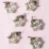 6 Pack | Mini Mercury Glass Star Ornaments (1.5-inch, Silver, Imogen Design) - Great Gift Idea, Vintage-Style Decorations For Christmas And Home Decor -Lights Decor Shop or198sv 6pk mercury star ornaments silver imogen