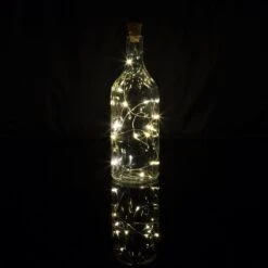 15 Super Bright Warm White LED Battery Operated Wine Bottle Lights With Real Cork DIY Fairy String Light For Home Wedding Party Decoration -Lights Decor Shop real cork bottle led light battery warm white image 3 e74048e8 1be6 4f88 99dd abeabe030cba