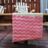 BLOWOUT Vintage Burlap Table Runner W/ Fuchsia / Hot Pink Chevron Pattern (12 X 108) -Lights Decor Shop rustic vintage burlap fabric wedding table runner chevron fuchsia hot pink 41e036b5 5e9b 4e72 9a2c 20d6d2b2f35b
